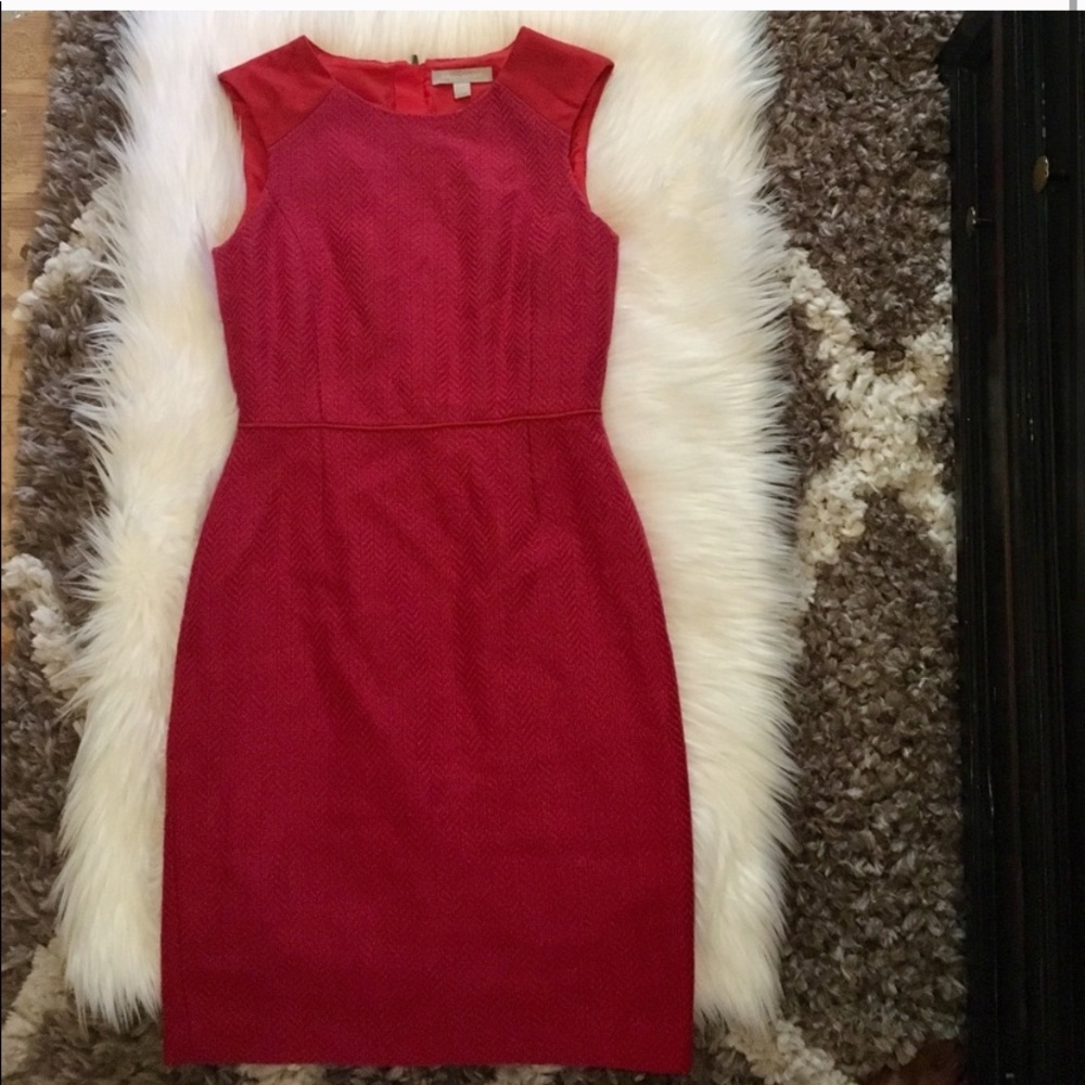 Banana Republic Sheath Red Dress